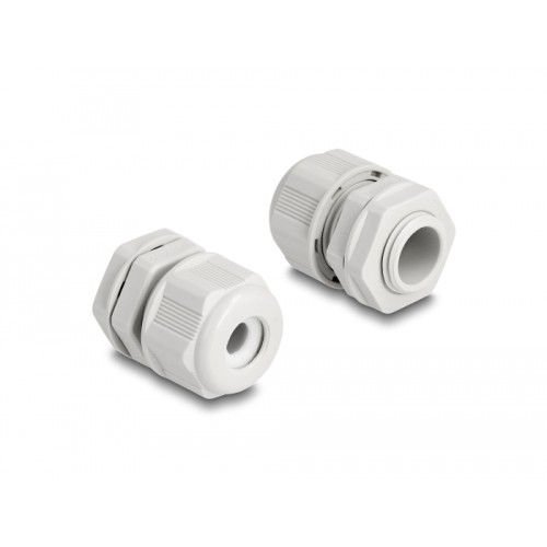 Delock EX Cable Gland M16 grey 2 pieces