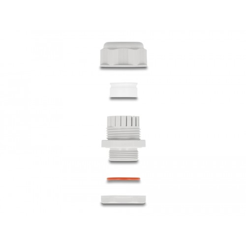 Delock EX Cable Gland M16 grey 2 pieces