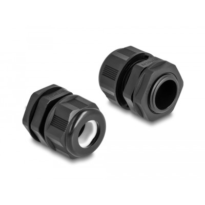 Delock EX Cable Gland M20 black 2 pieces 2