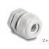 Delock EX Cable Gland M20 grey 2 pieces