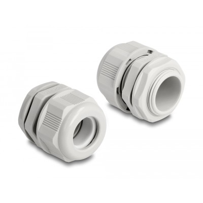 Delock EX Cable Gland M25 grey 2 pieces 2
