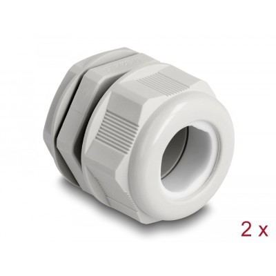 Delock EX Cable Gland M32 grey 2 pieces