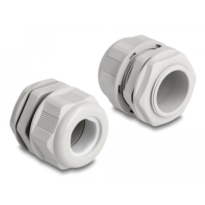 Delock EX Cable Gland M32 grey 2 pieces 2