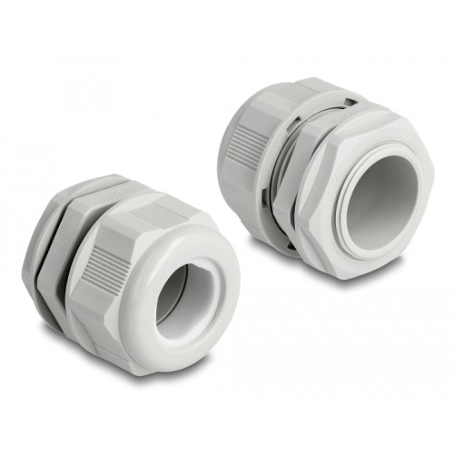Delock EX Cable Gland M32 grey 2 pieces