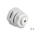 Delock Ventilation Plug M6 grey 2 pcs
