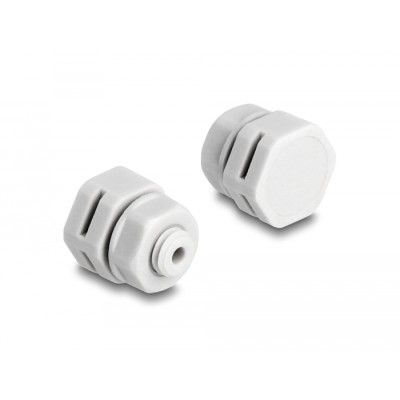 Delock Ventilation Plug M6 grey 2 pcs 2