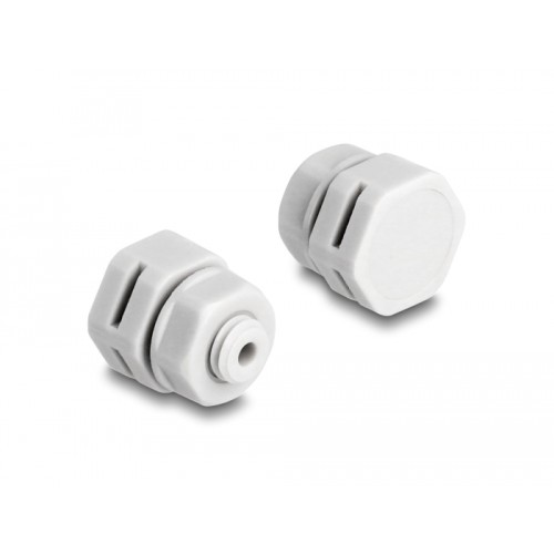 Delock Ventilation Plug M6 grey 2 pcs