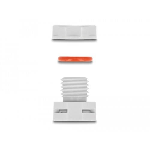 Delock Ventilation Plug M6 grey 2 pcs