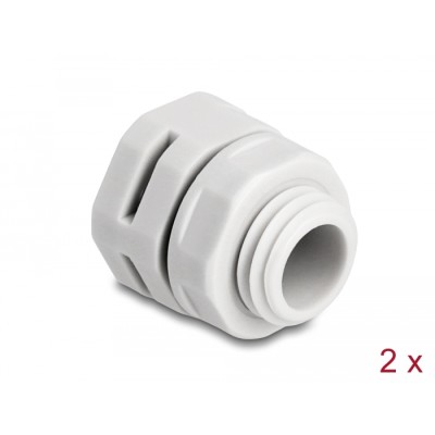 Delock Ventilation Plug M12 grey 2 pcs