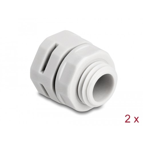 Delock Ventilation Plug M12 grey 2 pcs