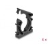 Delock Cable sleeve holder with locking clip 25 mm 4 pieces black