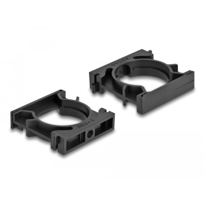 Delock Cable sleeve holder with locking clip 34.5 mm 4 pieces black 2
