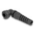 Delock Cable Gland with strain relief 90° angled PG7 black