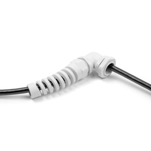 Delock Cable Gland with strain relief 90° angled PG16 grey