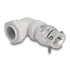 Delock Cable Gland with strain relief and bending protection 90° angled PG16 grey