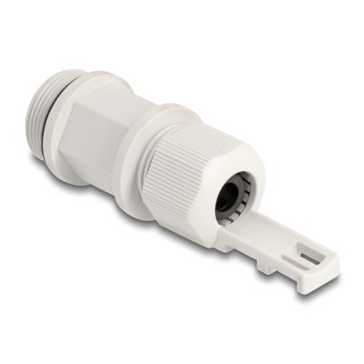 Delock Cable Gland M28 with cable tie fastening grey