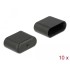 Delock Dust Cover for USB Type-C™ male 10 pieces black