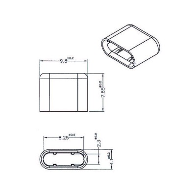 Delock Dust Cover for USB Type-C™ male 10 pieces black 2