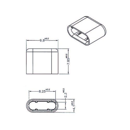 Delock Dust Cover for USB Type-C™ male 10 pieces black