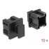 Delock Dust Cover for Mini SAS HD SFF 8644 female with grip 10 pieces black