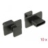 Delock Dust Cover for USB Type-C™ female with big grip 10 pieces black
