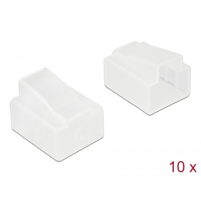 Delock Dust Cover for RJ45 plug 10 pieces transparent