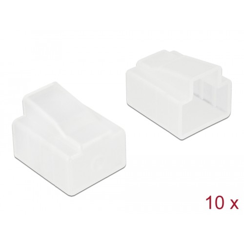 Delock Dust Cover for RJ45 plug 10 pieces transparent