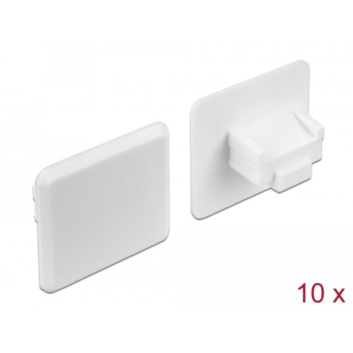Delock Dust Cover for RJ45 jack without grip 10 pieces white