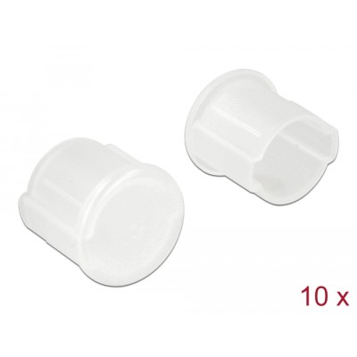 Delock Dust Cover for BNC female 10 pieces transparent