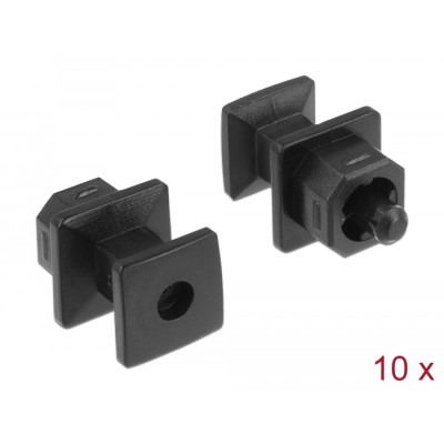 Delock Dust Cover for TOSLINK male with grip 10 pieces black