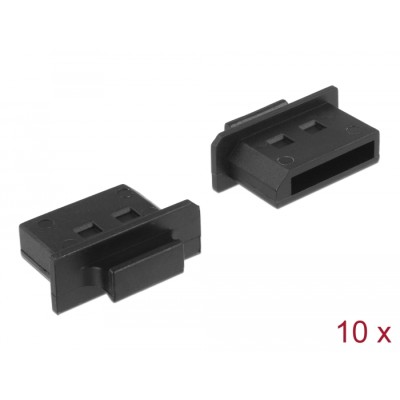 Delock Dust Cover for DisplayPort female with grip 10 pieces black