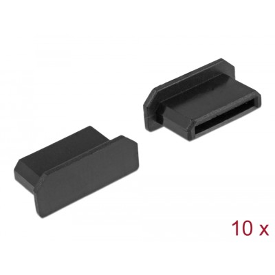 Delock Dust Cover for HDMI mini-C female without grip 10 pieces black