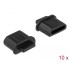 Delock Dust Cover for HDMI micro-D female with grip 10 pieces black