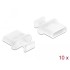 Delock Dust Cover for USB Type-C™ female with grip 10 pieces white