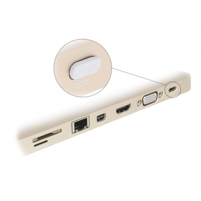 Delock Dust Cover for USB Type-C™ female without grip 10 pieces white 2