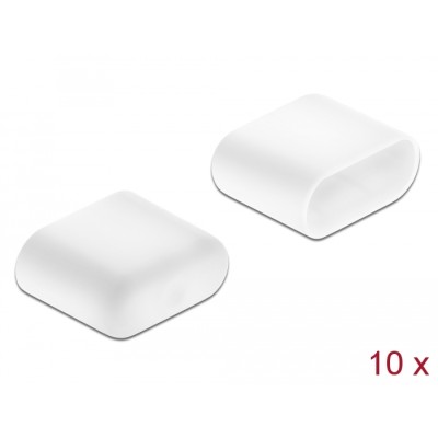 Delock Dust Cover for USB Type-C™ male 10 pieces white