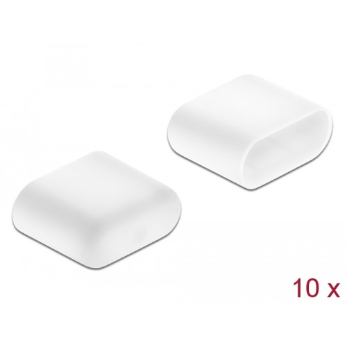 Delock Dust Cover for USB Type-C™ male 10 pieces white