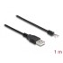Delock Cable USB 2.0 Type-A male to 4 x open wires 1 m black