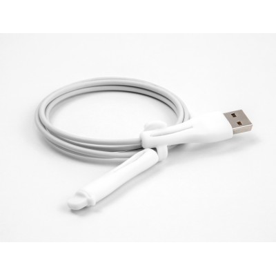 Delock Dust Cover for USB Type-A male and Apple Lightning™ male set 2 pieces white 2