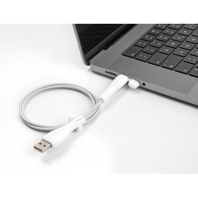 Delock Dust Cover for USB Type-A male and USB Type-C™ male set 2 pieces white 2