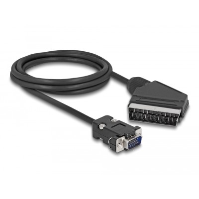 Delock Cable Video Scart male (output) > VGA male (input) 2 m 2