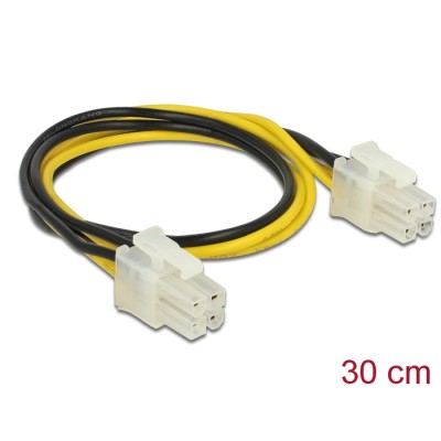 Delock Power cable P4 male  P4 male 30 cm
