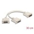 Delock Adapter Y-Cable Splitter D-Sub 15 pin male to 2 x D-Sub 15 pin female with screws 30 cm