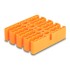 Delock Cable Organizer with 24 cable entries orange