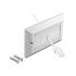 Delock Cable Management Cover 146 x 86 mm with white Brush Strips