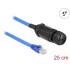 Delock Cable RJ45 plug to RJ45 jack Cat.6 waterproof with cable gland