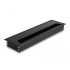 Delock Cable grommet for table mounting with brush 280 x 80 x 28 mm black