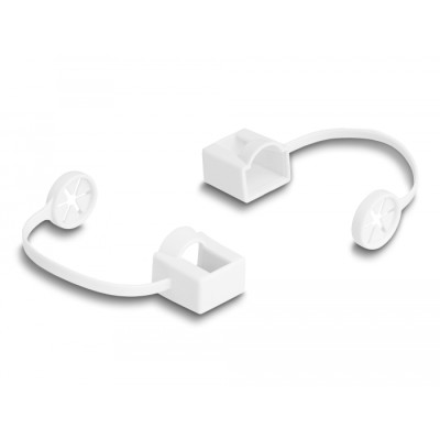 Delock Dust Cover for RJ45 plug with mounting clip 50 pieces set coloured 2
