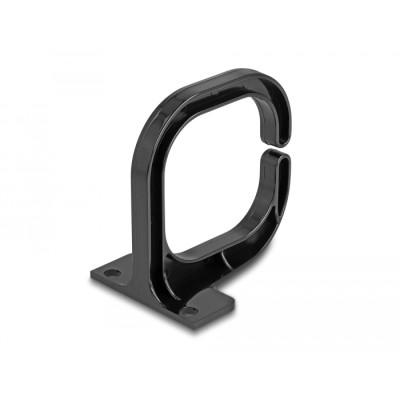 Delock Cable Bracket 83 x 60 mm with mounting plate black 2