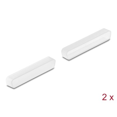 Delock Dust cover for D-Sub 37 female 2 pieces transparent